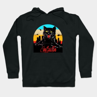 CatZilla over Tokyo Hoodie